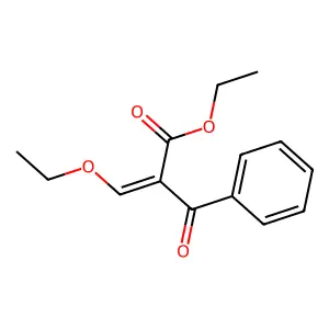 Ethyl 2-benzoyl-3-ethoxyacrylate structure