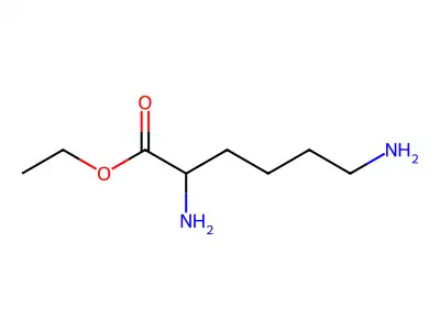 Ethyl 2,6-diaminohexanoate structure