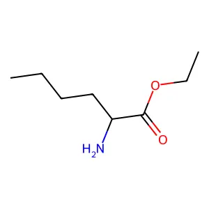 Ethyl 2-aminohexanoate structure