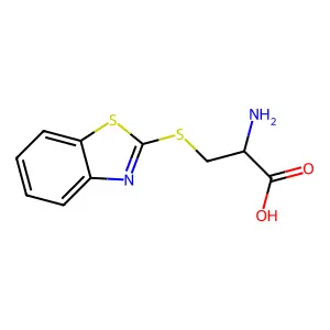 S-(2-Benzothiazolyl)cysteine structure