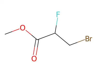 Methyl 3-bromo-2-fluoropropanoate structure