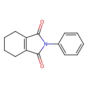 1H-Isoindole-1,3(2H)-dione, 4,5,6,7-tetrahydro-2-phenyl- structure