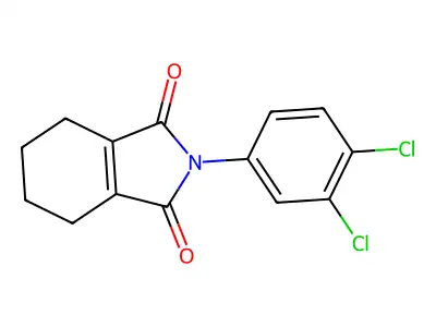 1H-Isoindole-1,3(2H)-dione, 2-(3,4-dichlorophenyl)-4,5,6,7-tetrahydro- structure