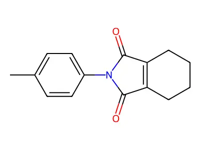 4,5,6,7-Tetrahydro-2-(4-methylphenyl)-1H-isoindole-1,3(2H)-dione structure