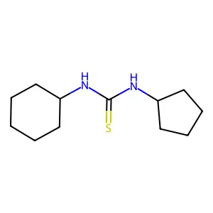 1-Cyclohexyl-3-cyclopentylthiourea structure