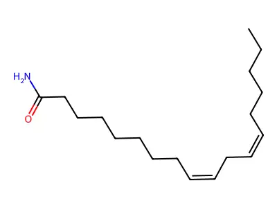 (9E,12E)-octadeca-9,12-dienamide structure
