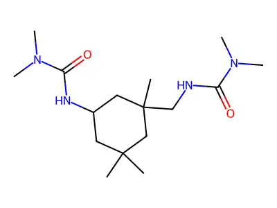 N'-(3-(Dimethylureidylmethyl)-3,5,5-trimethylcyclohexyl)-N,N-dimethylurea structure