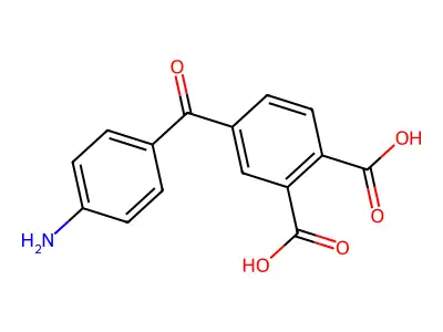 4-(4-Aminobenzoyl)phthalic acid structure