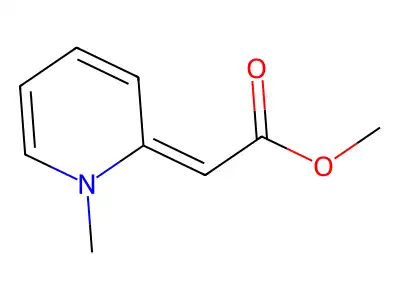 [1-Methylpyridin-2(1h)-ylidene]acetic acid methyl ester structure