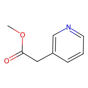 Methyl pyridine-3-acetate structure