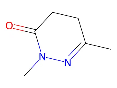 4,5-Dihydro-2,6-dimethyl-3(2H)-pyridazinone structure