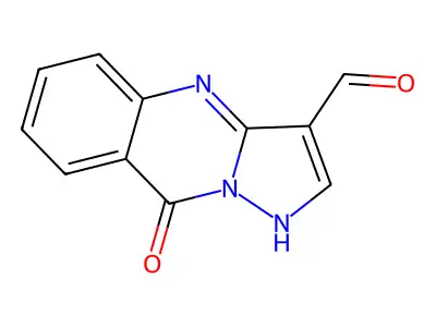 9-Oxo-1,9-dihydro-pyrazolo[5,1-b]quinazoline-3-carbaldehyde structure