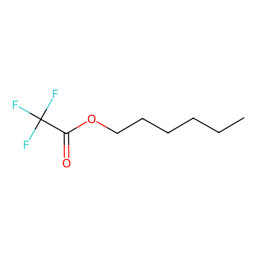Hexyl trifluoroacetate structure