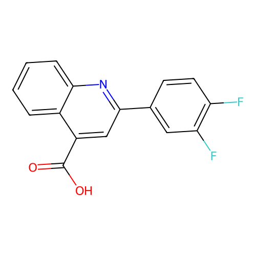 2-(3,4-Difluorophenyl)-4-quinolinecarboxylic acid structure