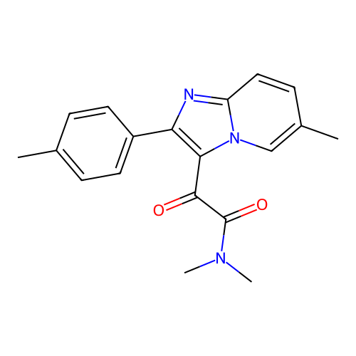 Oxozolpidem structure