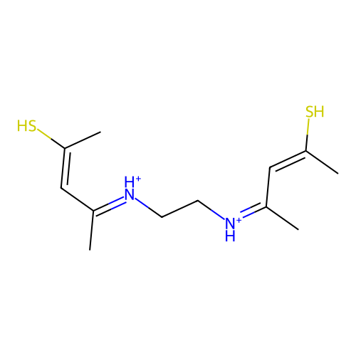2-Pentanethione, 4,4'-(1,2-ethanediyldinitrilo)bis- structure