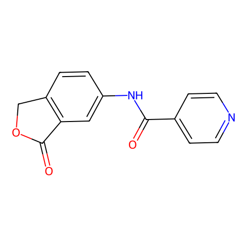 N-(3-Oxo-1,3-dihydro-isobenzofuran-5-yl)-isonicotinamide structure