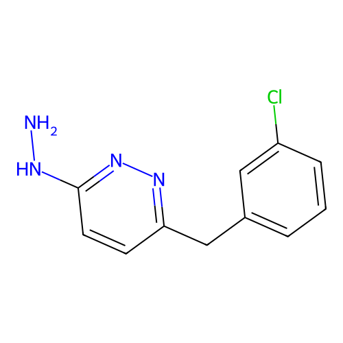 3-(3-Chlorobenzyl)-6-hydrazinopyridazine structure