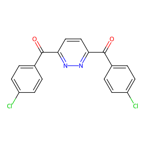 [6-(4-Chlorobenzoyl)-3-pyridazinyl](4-chlorophenyl)methanone structure