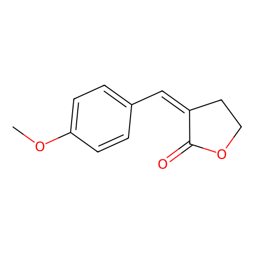 3-[(Z)-4-Methoxybenzylidene]oxolane-2-one structure