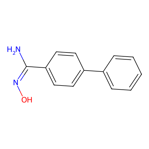 N'-hydroxy-4-phenylbenzenecarboximidamide structure
