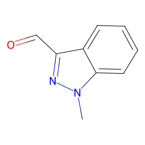1-Methyl-1H-indazole-3-carboxaldehyde structure