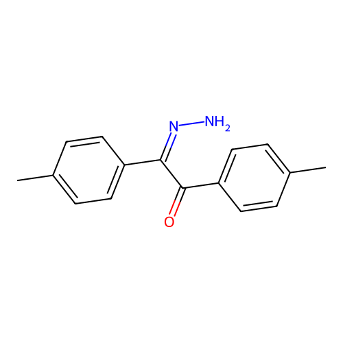 4,4'-Dimethylbenzil hydrazone structure