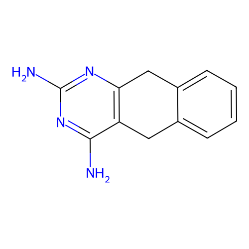 2,4-Diamino-5,10-dihydrobenzo[g]quinazoline structure