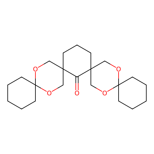 7,13,20,26-Tetraoxatetraspiro[5.2.1.2.514.211.39.26]hexacosan-10-one structure