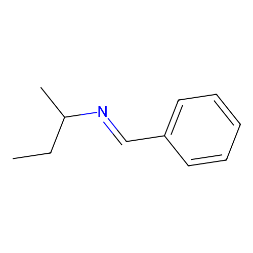 N-亚苄基仲丁胺 structure