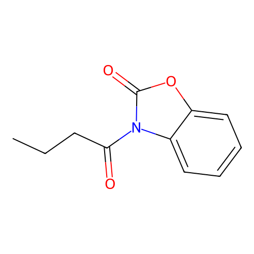 3-Butanoyl-2,3-dihydro-1,3-benzoxazol-2-one structure