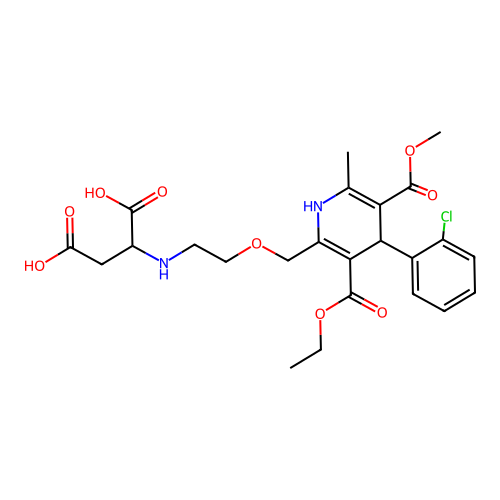 Amlodipine aspartic acid impurity structure