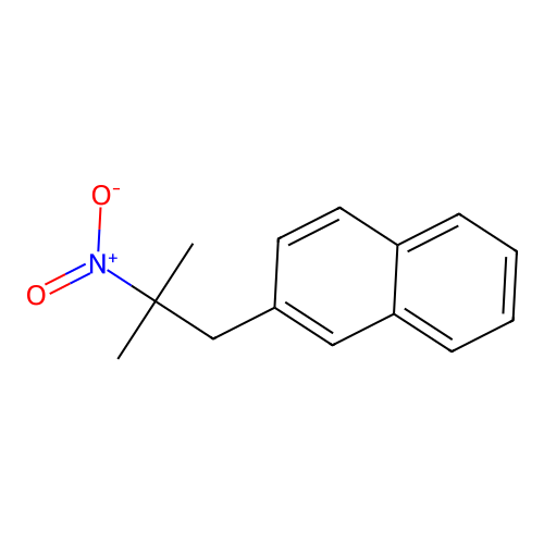 2-(2-Methyl-2-nitropropyl)naphthalene structure