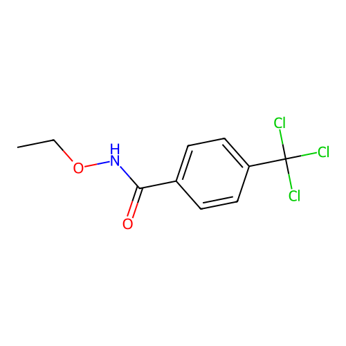 N-Ethoxy-4-trichloromethylbenzamide structure