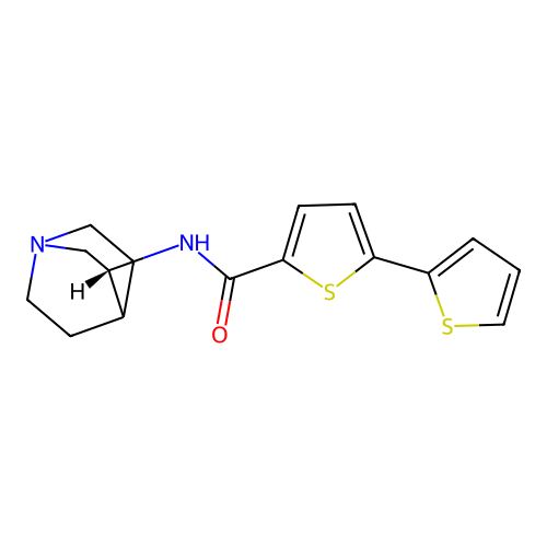 (R)-N-(Quinuclidin-3-yl)-[2,2'-bithiophene]-5-carboxamide structure