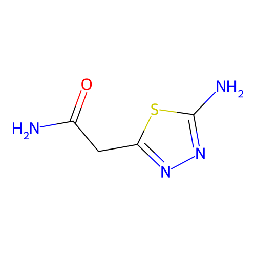2-(5-氨基-1,3,4-噻二唑-2-基)乙酰胺 structure