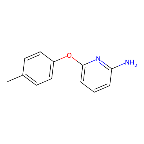 6-(4-Methylphenoxy)-2-pyridinylamine structure