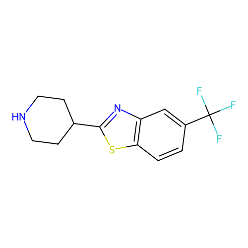 2-(Piperidin-4-yl)-5-(trifluoromethyl)-1,3-benzothiazole structure