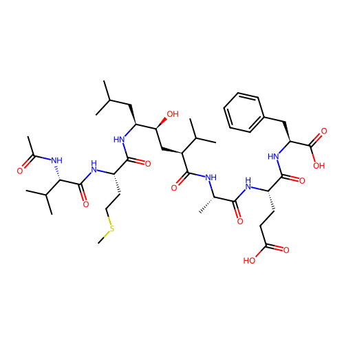 peptidic hydroxyethylene BACE inhibitor 1 structure