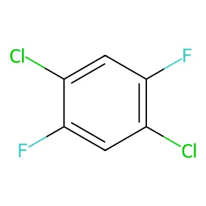Benzene, 1,4-dichloro-2,5-difluoro- structure