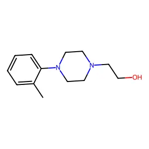 1-Piperazineethanol, 4-o-tolyl- structure