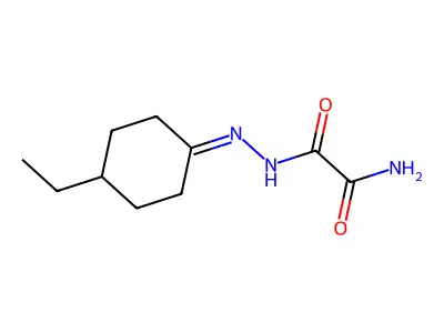 2-(2-(4-Ethylcyclohexylidene)hydrazinyl)-2-oxoacetamide structure