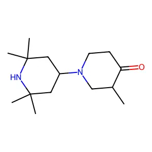 3-Methyl-1-(2,2,6,6-tetramethylpiperidin-4-yl)piperidin-4-one structure
