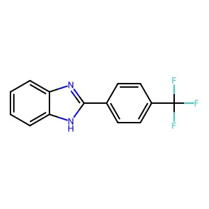 2-(4-(Trifluoromethyl)phenyl)-1H-benzimidazole structure