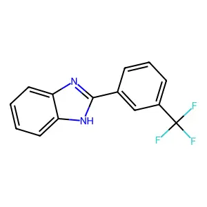 2-[3-(Trifluoromethyl)phenyl]-1H-benzimidazole structure
