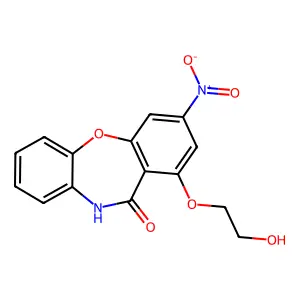 1-(2-Hydroxyethoxy)-3-nitrodibenz[b,f][1,4]oxazepin-11(10H)-one structure