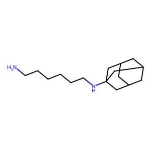 N'-(1-adamantyl)hexane-1,6-diamine structure