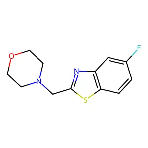 5-Fluoro-2-(morpholinomethyl)-1,3-benzothiazole structure