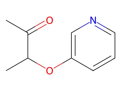 3-(Pyridin-3-yloxy)butan-2-one structure