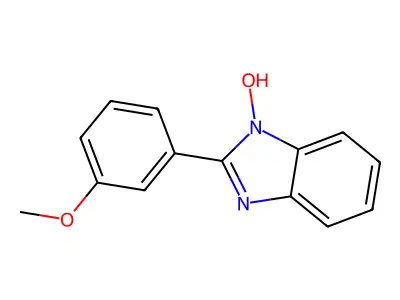 2-(3-methoxyphenyl)-1H-1,3-benzimidazol-1-ol structure